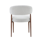 Eetkamerstoel Japandi Kaito Beige met walnoot onderstel