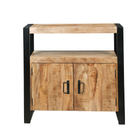 Mangohouten Dressoir Britt 80 cm 2 deuren