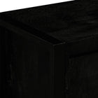 Mangohouten Dressoir Kelvin 200 cm Zwart