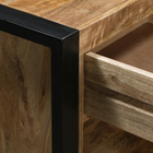 Mangohouten Dressoir Britt 55 cm 1 lade 1 deur