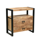 Mangohouten Dressoir Britt 80 cm 2 lades