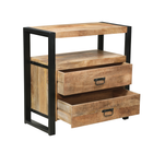 Mangohouten Dressoir Britt 80 cm 2 lades