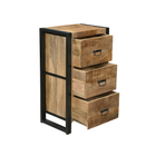 Mangohouten Dressoir Britt 55 cm 3 lades