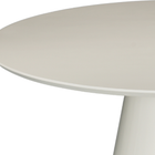 Witte ronde eettafel van MDF
