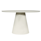 Witte ronde eettafel van MDF