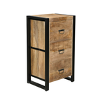 Mangohouten Dressoir Britt 55 cm 3 lades
