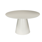Witte ronde eettafel van MDF