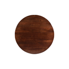 Donkerbruine ronde eettafel
