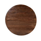 Donkerbruine ronde eettafel