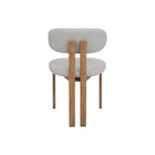 Eikenhouten eetkamerstoel Sabina beige
