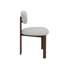 Walnoten eetkamerstoel Sabina beige