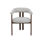 Walnoten eetkamerstoel Odense beige