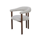 Walnoten eetkamerstoel Odense beige