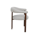 Walnoten eetkamerstoel Odense beige