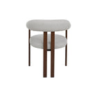Walnoten eetkamerstoel Odense beige