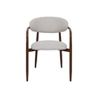 Walnoten eetkamerstoel Sude beige