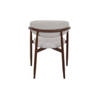 Walnoten eetkamerstoel Sude beige