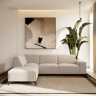 4-zits hoekbank Brooklyn beige