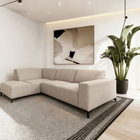 4-zits hoekbank Brooklyn beige
