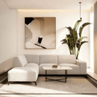 4-zits hoekbank Brooklyn beige
