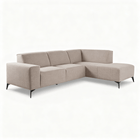4-zits hoekbank beige