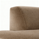 Hoekbank links taupe