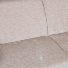 Beige hoekbank links 4 zits
