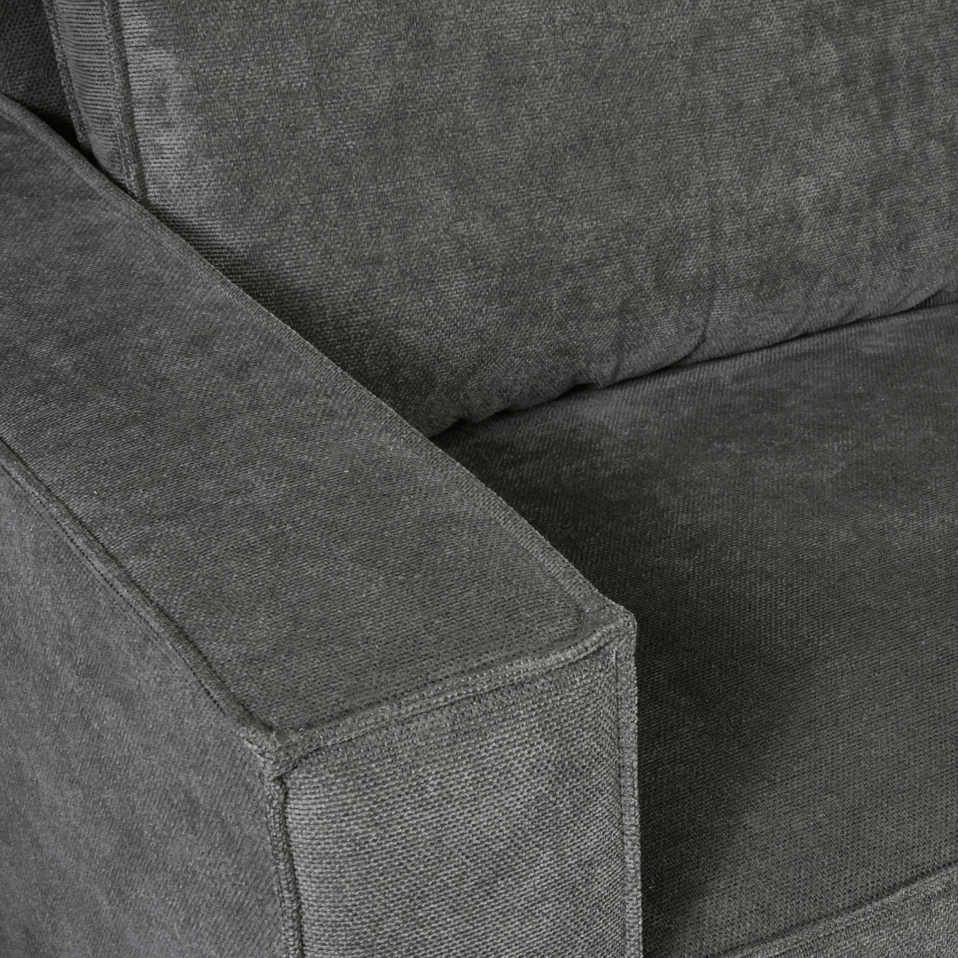 Bank Kael Rechts Donkergrijs