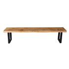 eetkamerbank van mangohout 140 cm breed