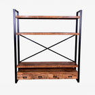 Mangohouten Boekenkast Kensi 180 cm