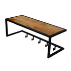 Kapstok mangohout met zwart frame