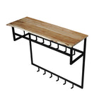 Kapstok mangohout met zwart frame
