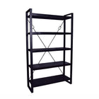 Mangohouten Boekenkast Donovan 120 cm Zwart