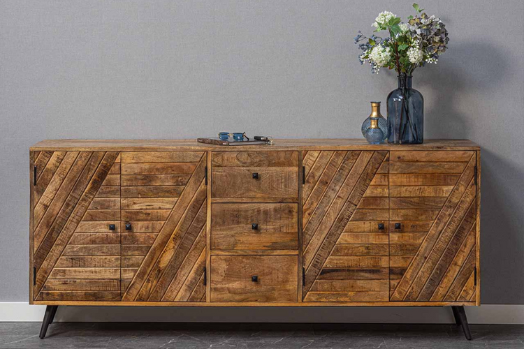 Mangohouten Dressoir Fiona 200 cm