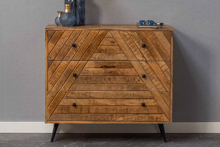 Mangohouten Dressoir Fiona 90 cm