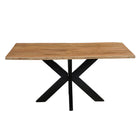 Rechthoukige eettafel acaciahout