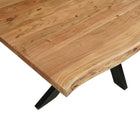 Rechthoukige eettafel acaciahout