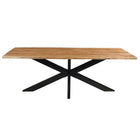 Rechthoukige eettafel acaciahout