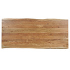 Rechthoukige eettafel acaciahout