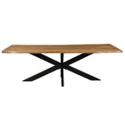 Rechthoukige eettafel acaciahout