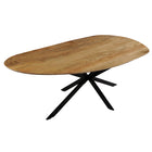 Organische eettafel van mangohout