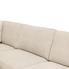 4-zits hoekbank Colton creme