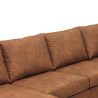 4-zits hoekbank Santiago cognac