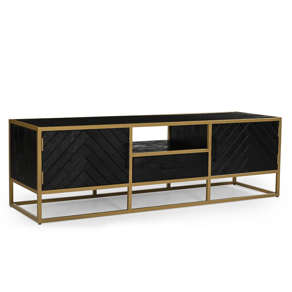 Mangohouten TV Meubel Fingula 165 cm