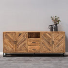 Mangohouten Dressoir 220 cm