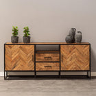 Mangohouten Dressoir 180 cm