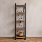 Mangohouten Boekenkast 55 cm