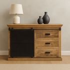 Industrieel dressoir van mangohout 120 cm breed