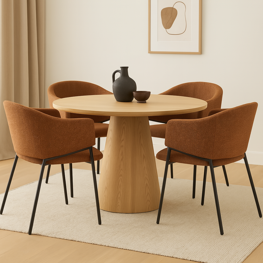 Eettafel Rond Olivia 120 cm