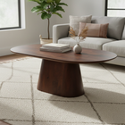 Mangohouten Salontafel bruin 120 cm